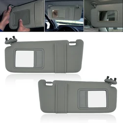 Pare soleil côté gauche droit Beige gris pour Toyota Camry hybride 2007 2008 2009 2010 2011 sans toit ouvrant, coque en plastique PP 