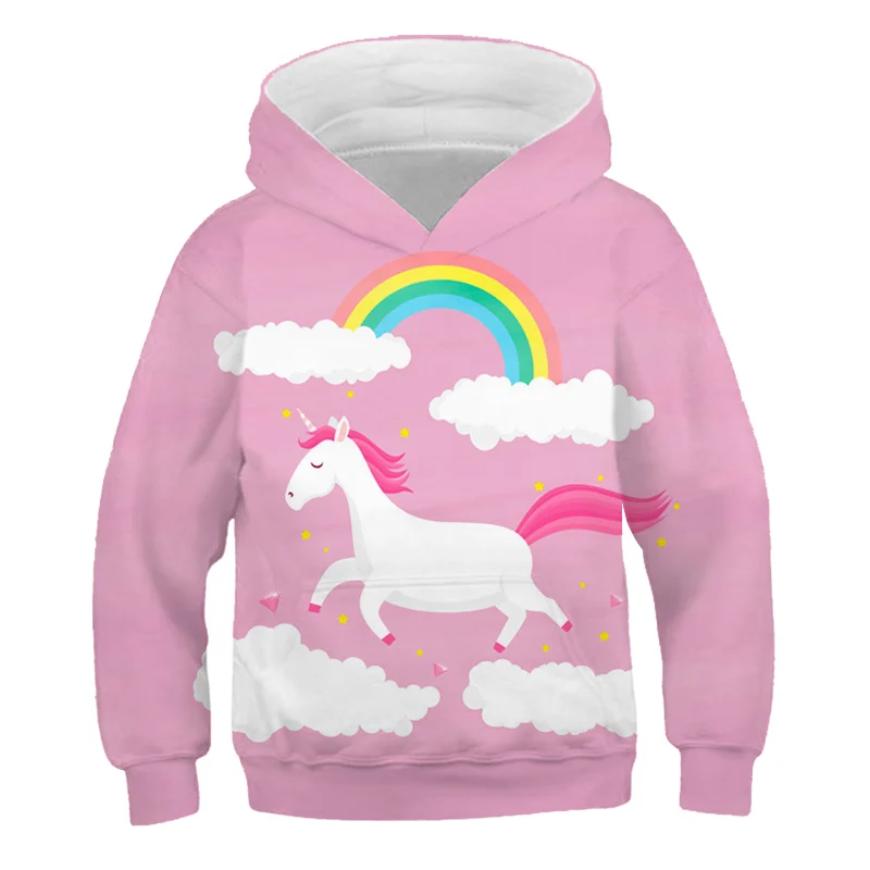 [New Arrivals] Cute Rainbow Unicorn Hoodie