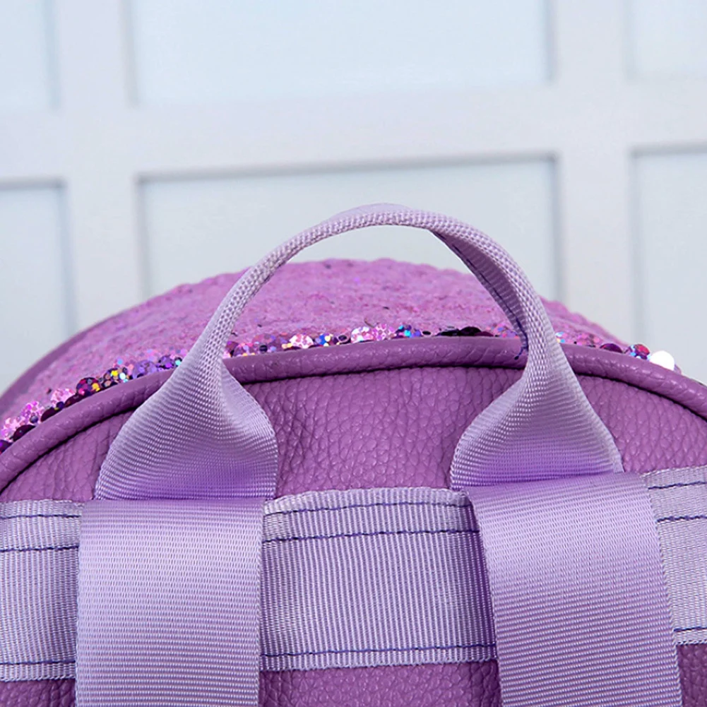 Puseky/Блестящая Детская сумка с двойной молнией; милый рюкзак для детей; школьные сумки для девочек; сумка для обеда; дорожные сумки