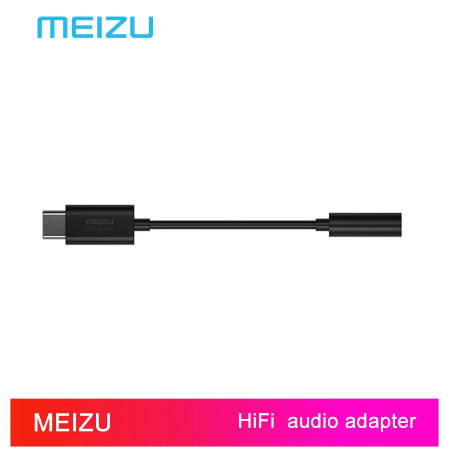 Meizu усилитель для наушников HiFi без потерь DAC тип-c до 3,5 мм аудио адаптер PCM 32 бит/384 k DSD HIFI адаптер для наушников