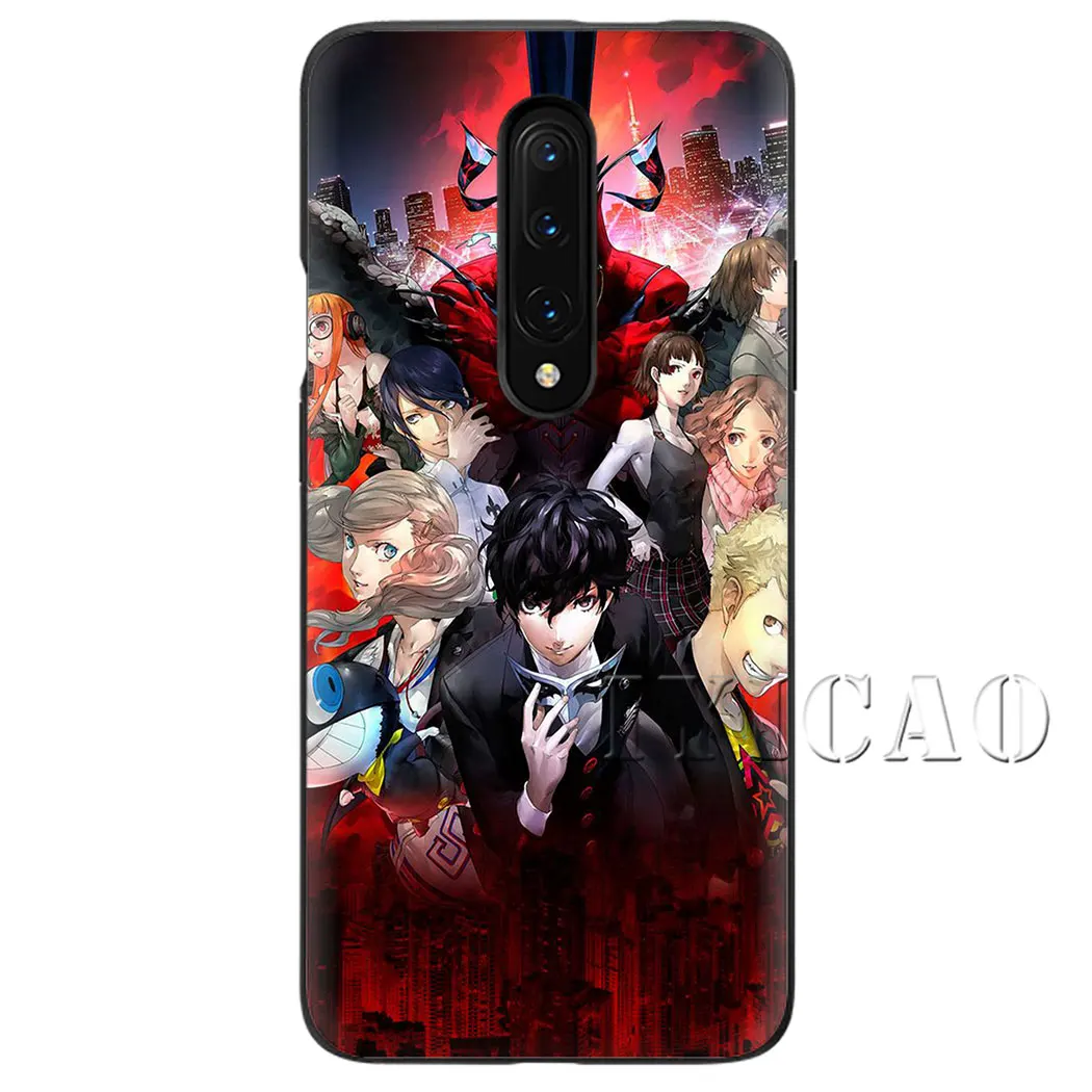Persona 5 p5 Мягкий силиконовый чехол для телефона для oneplus 7 7T pro 5 5t 6t чехол - Цвет: 4