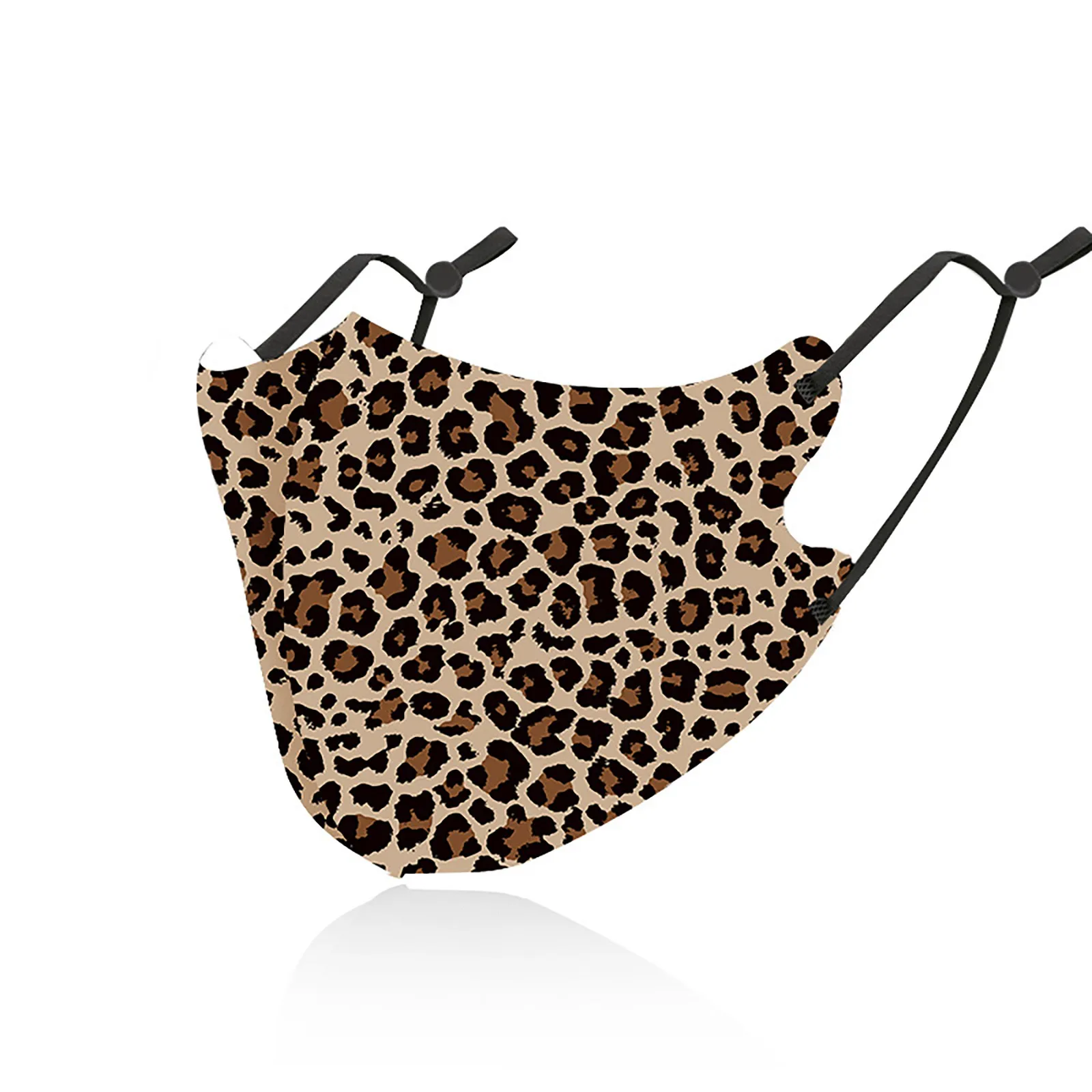 Camouflage Leopard Masks Adult 3d Stereo Breathable Washable Cloth Mask