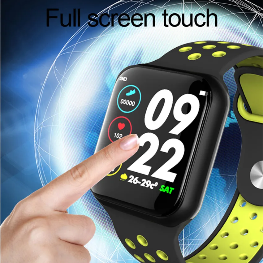  Upgraded F8 Smart Watch Heart Rate Monitor Fitness Tracker Bracelet IP67 Waterproof Smartwatch 15 D - 4000127224906