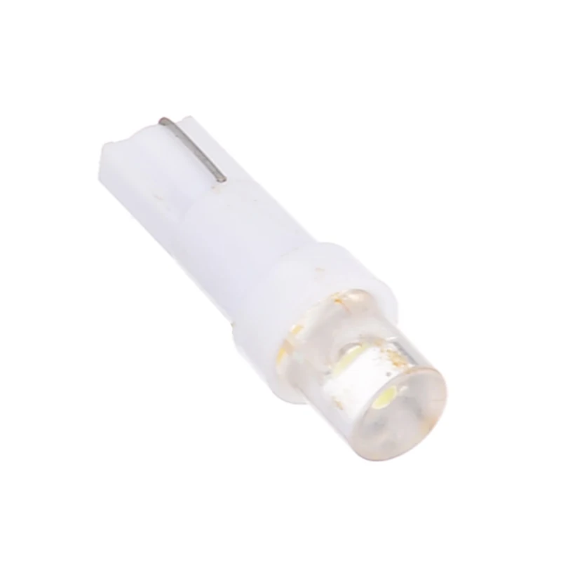 10pcs 12V T5 Car Dashboard Light 37 74 70 LED White Auto Running License Plate Side Car Interior Lights