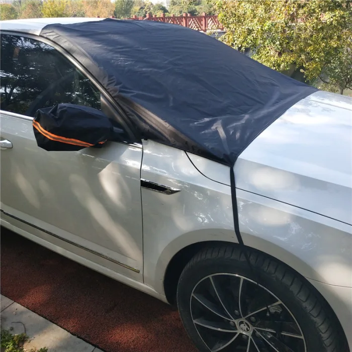 Car Windshield Snow Cover Sunshade Snowproof Sunproof Protective Cover@LS