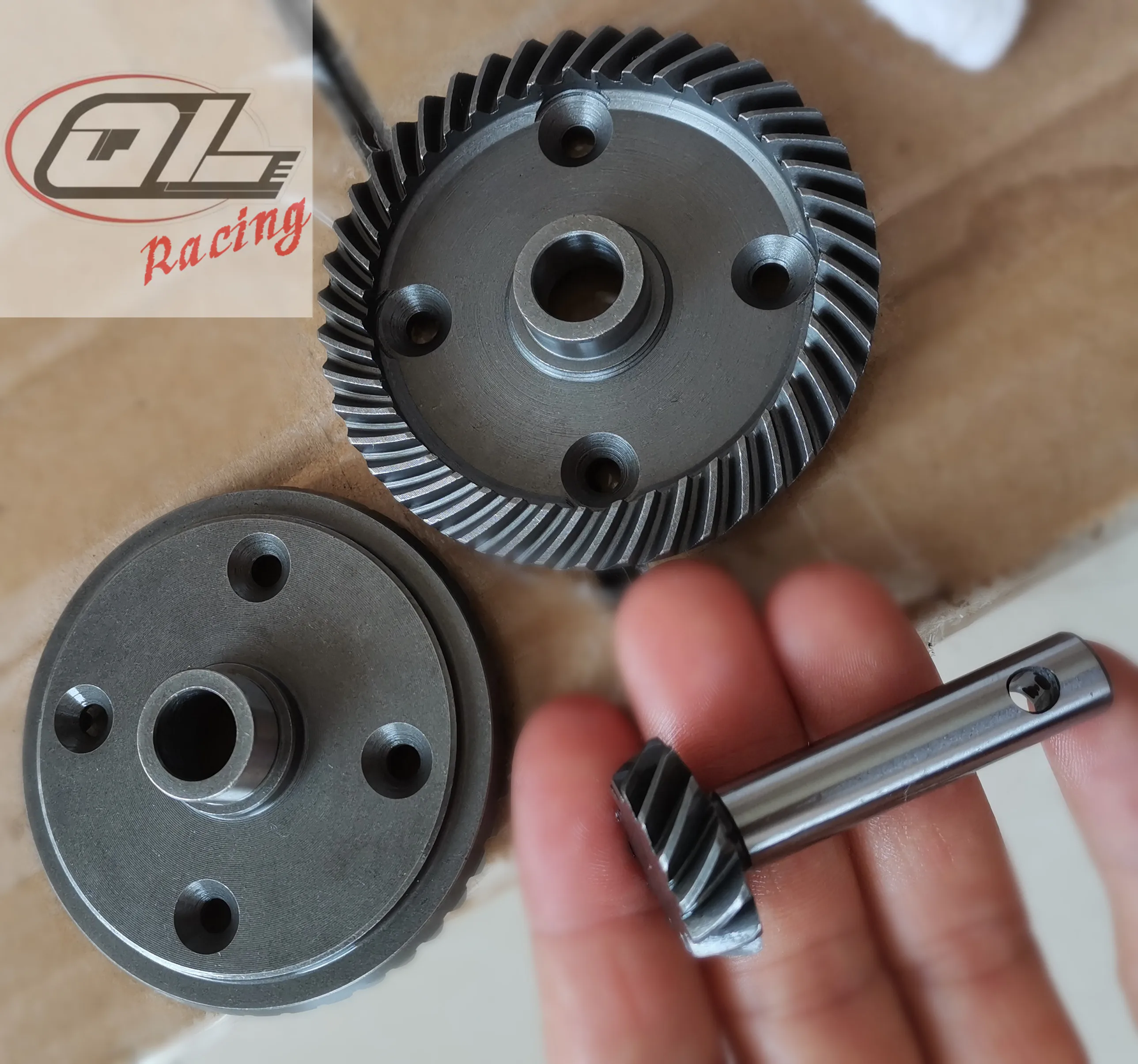 Metal complet Diff Gear Set Pour Losi 5ive T 