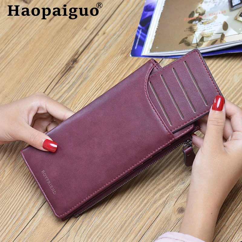 

Women's Wallet Snap Coin Purse Phone Bag 5 Color Multi-card Bit Card Holder Purse Women Luxury Wallet Female Billetera Mujer