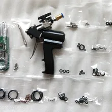 P2 воздушная очистка Полиуретана ПУ пены изоляции пистолет с 2 насадками и 3 Orings