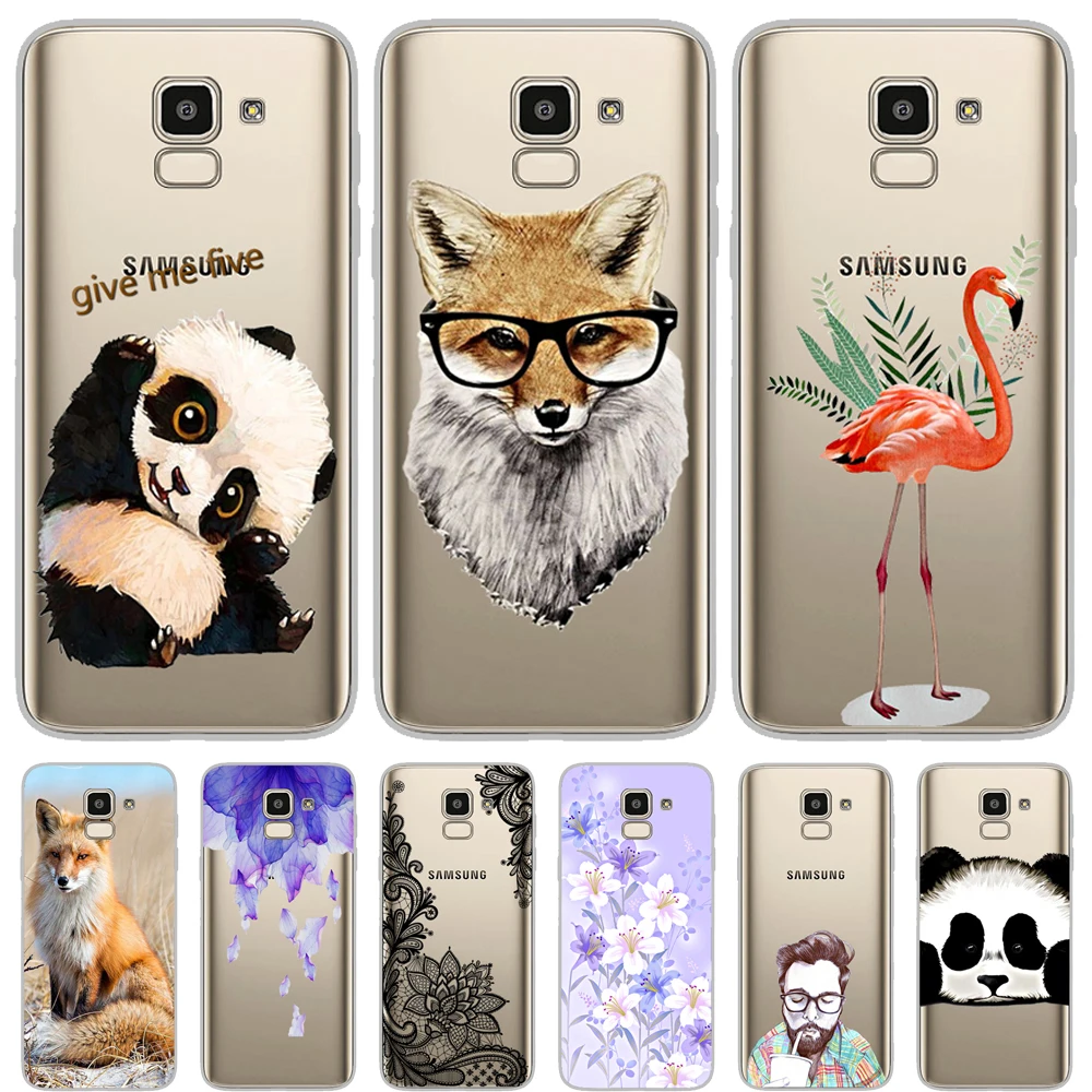 

YIKS Phone Case sFOR Samsung Galaxy J6 2018 Cases Silicone J600F J600 TPU Soft Back Cover sFOR Samsung J6 2018 EU SM-J600