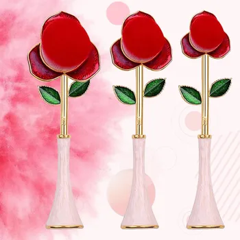 

Hot 3pcs Rose Makeup Brushes Cosmetic Brushes Set Comb for Foundation Powder Blush Concealers Eye Shadows Kit CNT 66