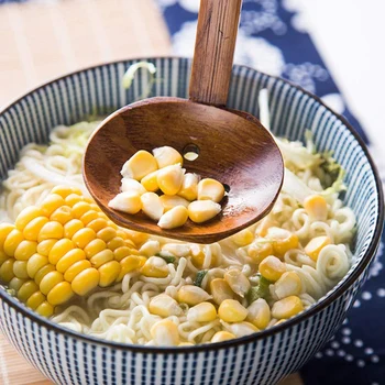 

6 Pcs Japanese Long Handle Large Spoon Spoon Ramen Spoon Shell Hot Pot Spoon Ramen Spoon Home Tableware