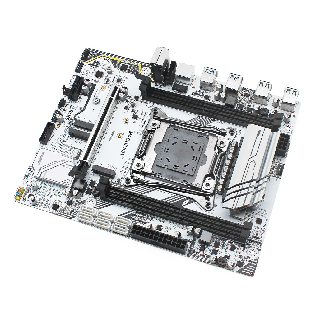 Apoio de Quatro 2011-3 com Dual Machinist Motherboard Canais Ddr4 Ecc - Non-ecc Ram e5 2678 v3 2620 2650 X99-k9 X99 Lga M.2 - Imagem 3