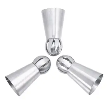 

3 Pcs/set DIY Cake Cream Frosting Icing Baking Decorating Pipping Nozzles Kit Baking Tool UK Nozzles Cupcake Cake Tools In Stock