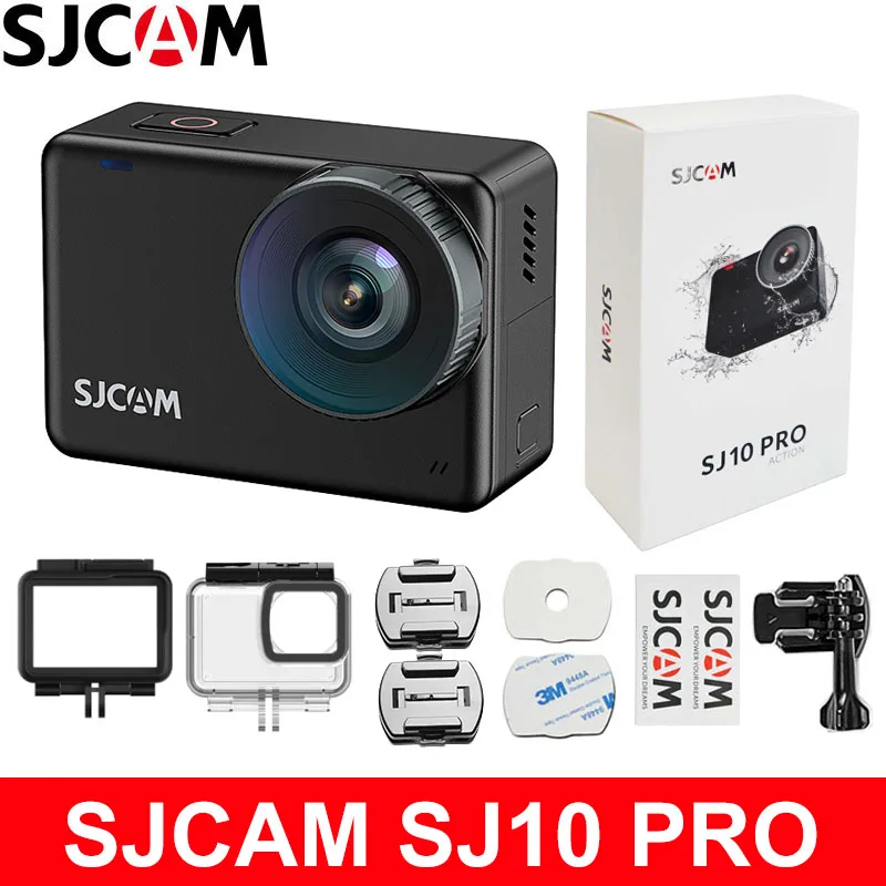 SJCAM SJ10 PRO Action Camera 4K 60FPS Ultra HD WiFi Ambarella H22 2.33 inch IPS TOUCH Screen Gyro EIS Live Streaming Sports Cam|Sports & Action Video Camera| - AliExpress