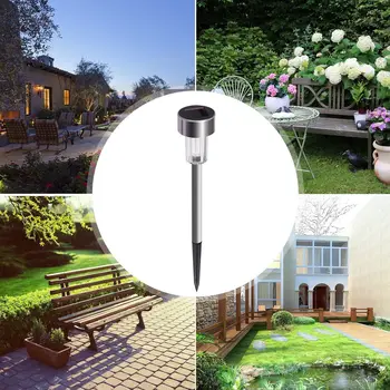 

12xWarm White Solar Pathway Light Outdoor Solar Garden Lights Landscape Lighting