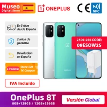 OnePlus 8T Mobile Phone, Global Version, 8GB/12GB RAM 128GB/256GB ROM, Snapdragon 865 5G, 6.55'' 120Hz AMOLED Display