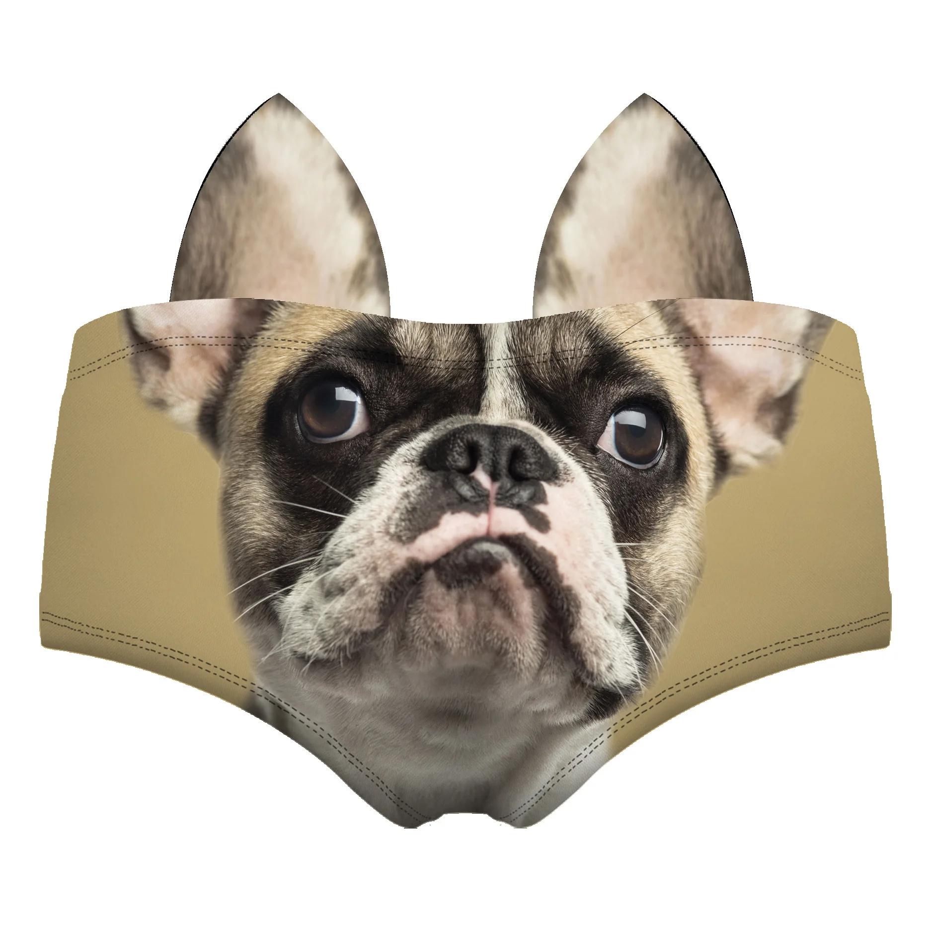 nuevo llegado moda 3D imprión ropa interior Sexy Kawaii cerdo gato oreja bragas Toro perro Cheetah zorro salvaje Mujer br - Цвет: 18