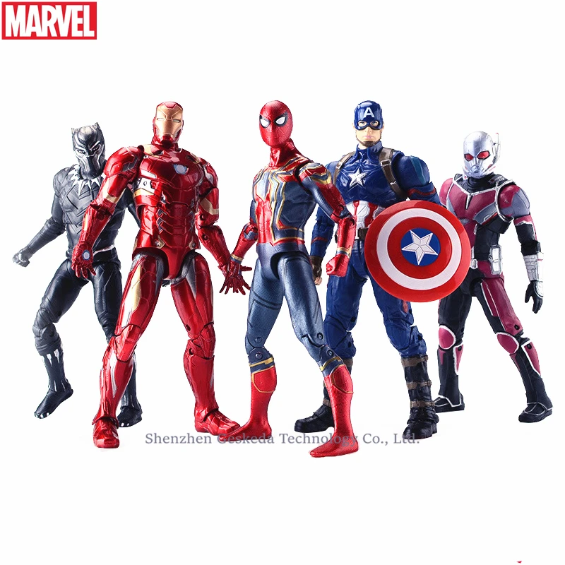 Hasbro игрушки Marvel The Avenger Endgame 17 см супер фигурка супергероя Тор Алая ведьма Росомаха Человек-паук Железный человек фигурка игрушки куклы