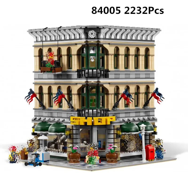 KING 84005(15005) 2232 шт город Grand 10211 Emporium модель строительные блоки наборы кирпичная сборка Дети Рождественские подарки на день рождения