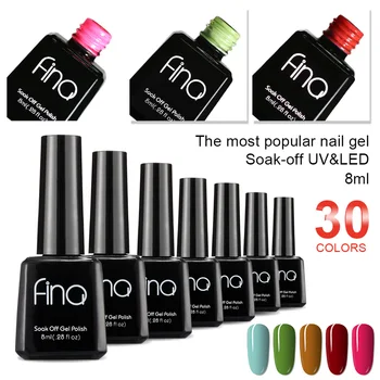 

8ml New Nail Art Design Venalisa Manicure 30 Color Enamel Soak Off Gel Polish LED UV Gel Nail Polish Lacquer