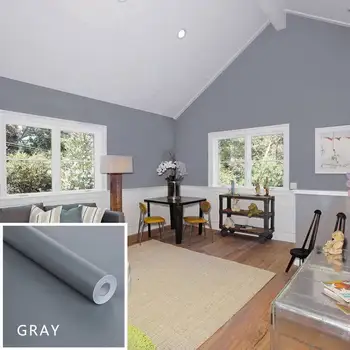 

DIY Decorative Film PVC Self adhesive Wall paper Furniture Renovation Stickers Kitchen Cabinet Waterproof Wallpaper