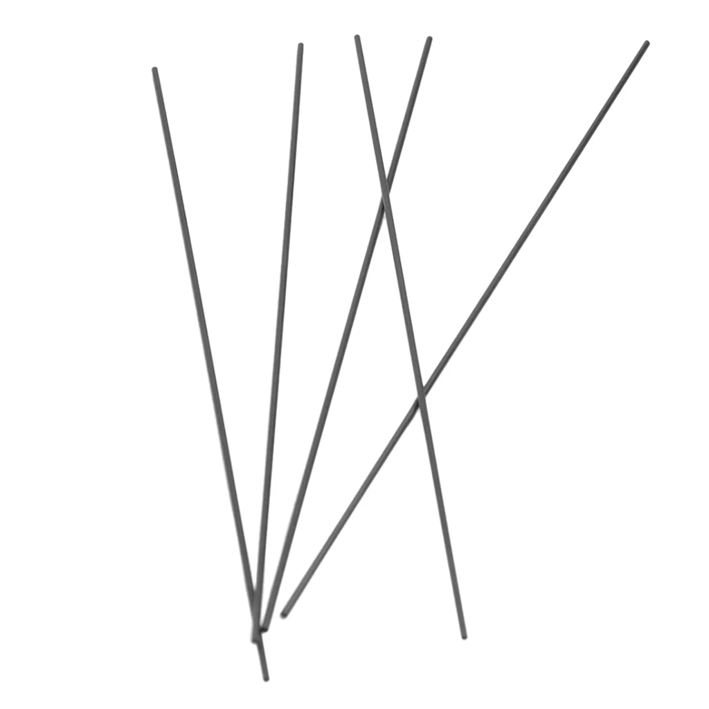 Lot De 5 Barres En Fibre De Carbone - 2x200 Mm - Pour Modélisme RC, Réparation Avion, Bricolage