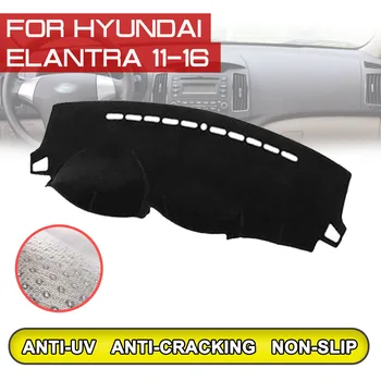 

for Hyundai Elantra 2011 2012 2013 2014 2015 2016 Car Dashboard Mat Anti-dirty Non-slip Dash Cover Mat UV Protection Shade