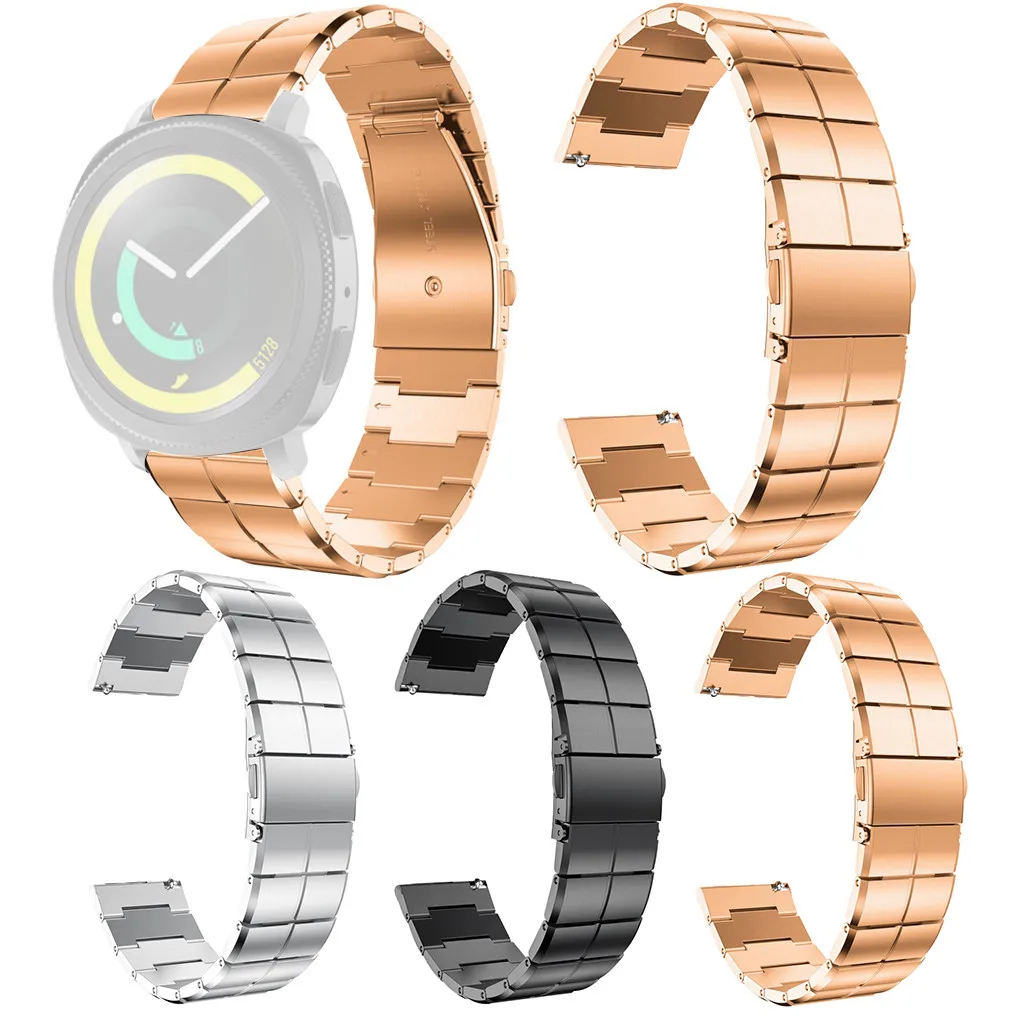 Ремешок Ouhaobin для Samsung Gear Sport сменный ремешок из нержавеющей стали часов 20 мм