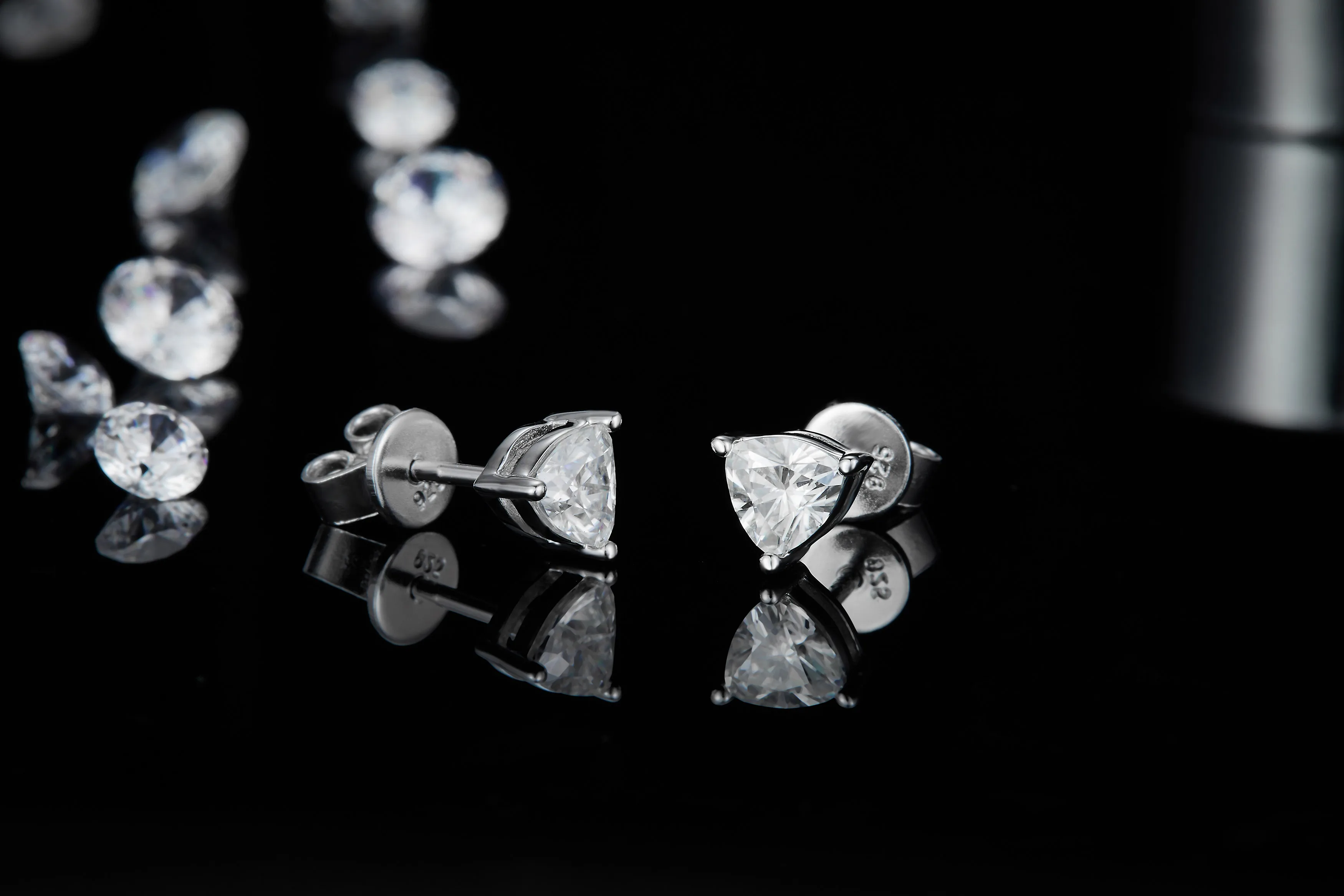 RICA FELIZ 2CT Moissanite Jewelry Set for Women 925 Sterling Silver Gemstone Pendant Necklace Earring Ring for Engagement RicaFeliz • 2022