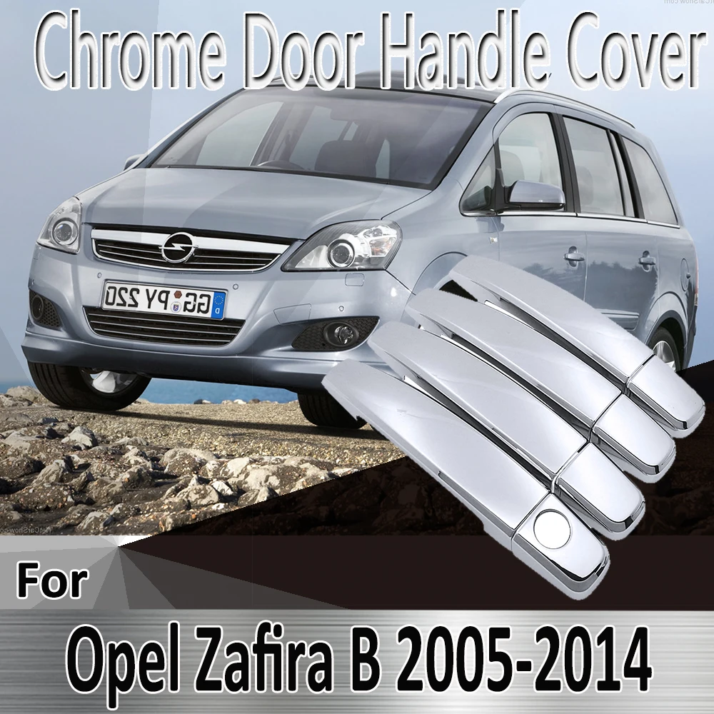 Для Opel Zafira B Family Vauxhall 2005 ~ 2014 стильные наклейки украшение хромированная дверная