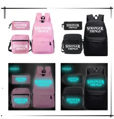 Mochila Billie Eilish рюкзак в стиле «хип-хоп» световой распылитель ранцевого типа для с 3 шт./компл. мини рюкзак Sac 3D принт Повседневная сумка рюкзак Kpop школьный рюкзак
