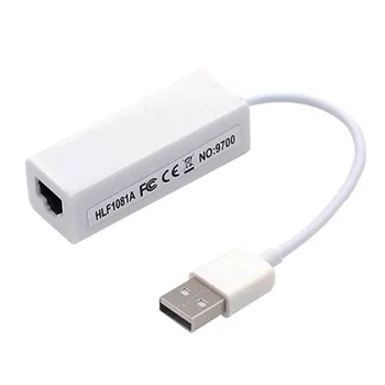 

External USB Wired Ethernet Network Card Adapter USB to Ethernet RJ45 Lan With CD For PC Laptop