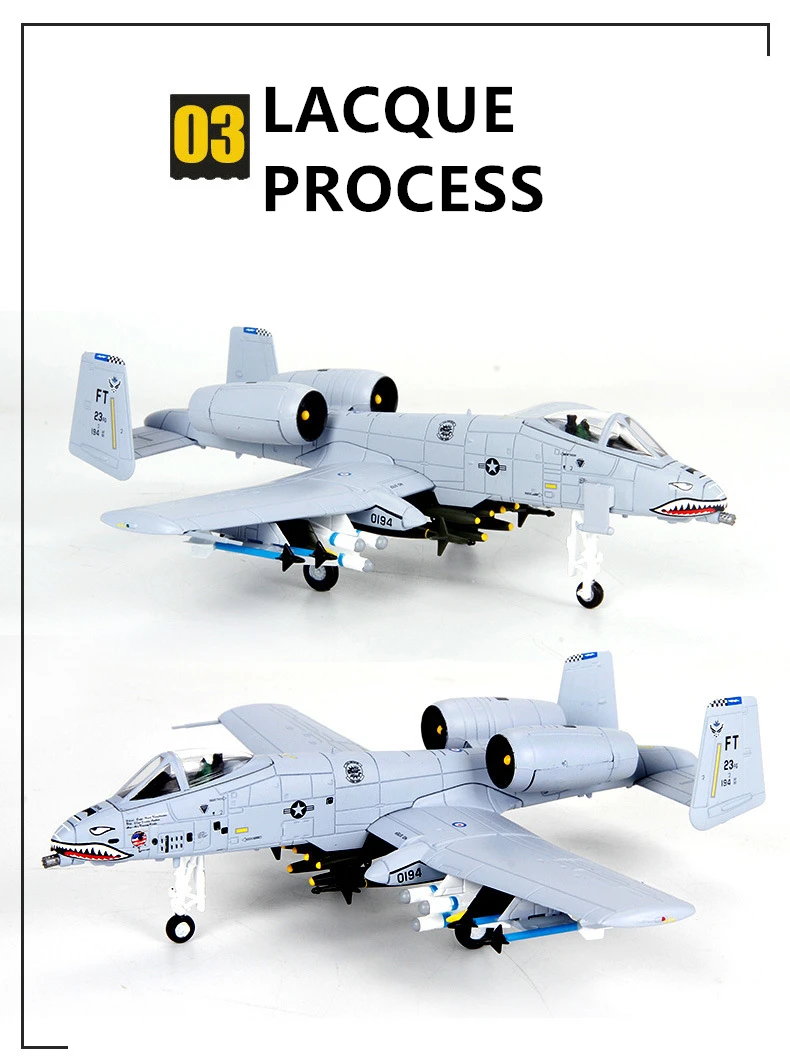 Terebo 1:100 модель a-10 самолет истребитель сплав моделирование готовые военные орнаменты коллекция подарок