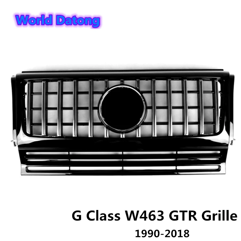 Черный глянец GT сменная передняя решетка ror Mercedes Benz G Class W463 1990-2018 без отверстия для