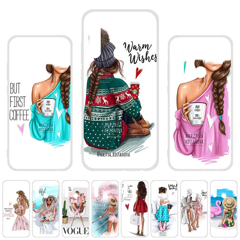 

TPU Cases For Xiaomi Redmi Note 8T 8 Pro Case Fashion Super Mom Baby Girl Fundas For Xiomi Redmi 8 8A 7A Cover Bumper Etui Capa