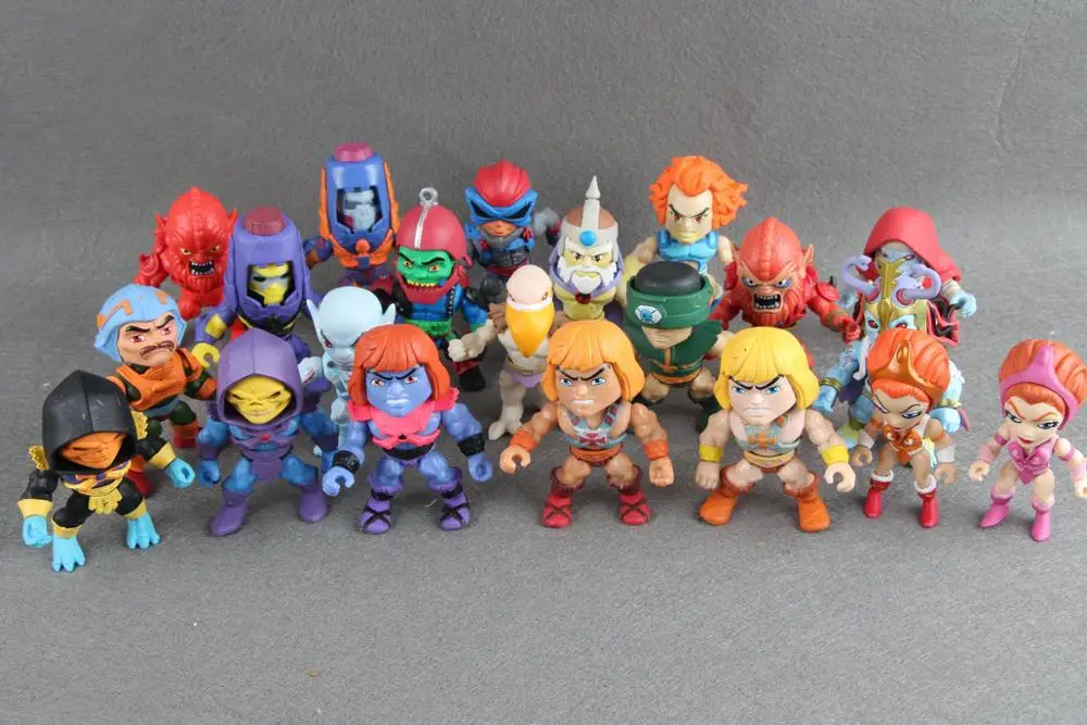 90% новый He man Action Vinyls рисунок Горячая тема Металлический Набор|Игровые фигурки и