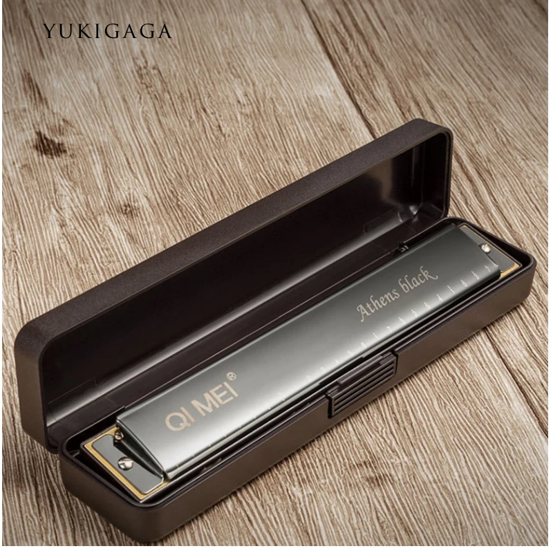 

harmonica 24 Holes Wide Diapason Key of C Tremolo Harmonica Musical Instruments mouth harmonica tremolo music harmonica