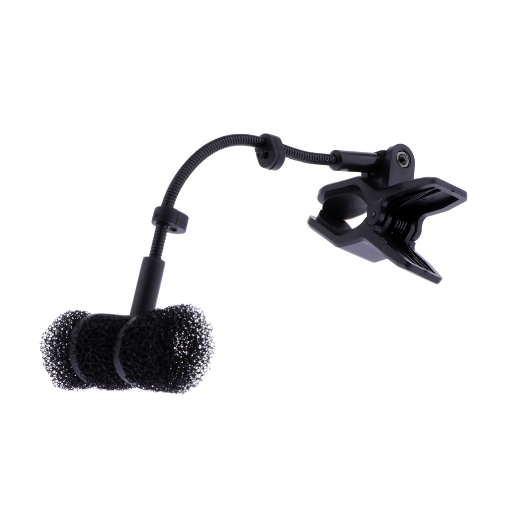 

Plastic Wireless Microphone MIC Clip Stand Holder Erhu Flute Parts Accs
