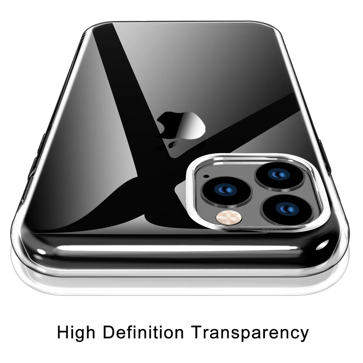 Чехол для iPhone 11, прозрачный тонкий чехол для телефона, жесткая задняя крышка из поликарбоната+ бампер из ТПУ, совместимый с Apple iPhone 11, чехол s