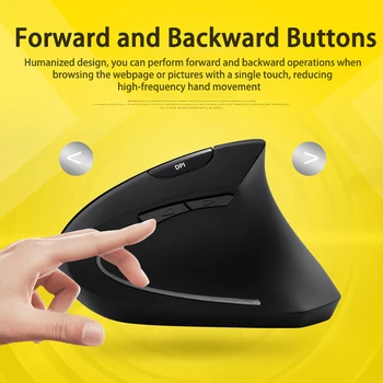 

Wireless Vertical Mouse Creative Wired USB PC Laptop Computer Gaming Mouse Ergonomic Vertical Human Engineering Mouse