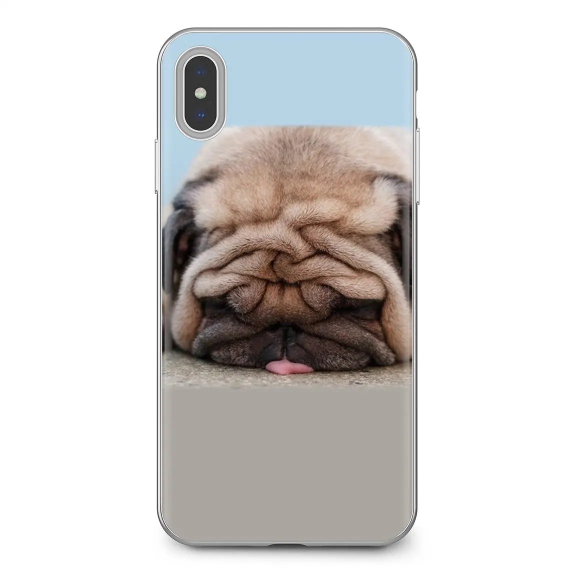 かわいいパグ犬hd壁紙ソニーのxperia Z5 Xz Xa1 Xa2プレミアム超10 L2クールシリコーン電話ケース Phone Case Covers Aliexpress