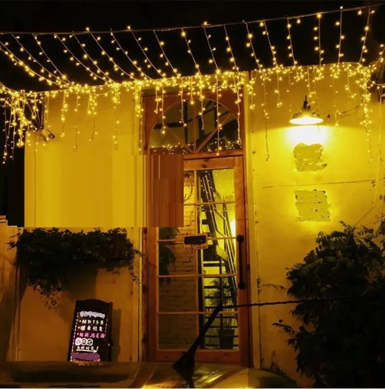 Choinkowe Luzes De Natal дерево украшение дома Navidad день рождения Luces светодиодный Decoracion Рождественский светильник Открытый праздничный светильник ing