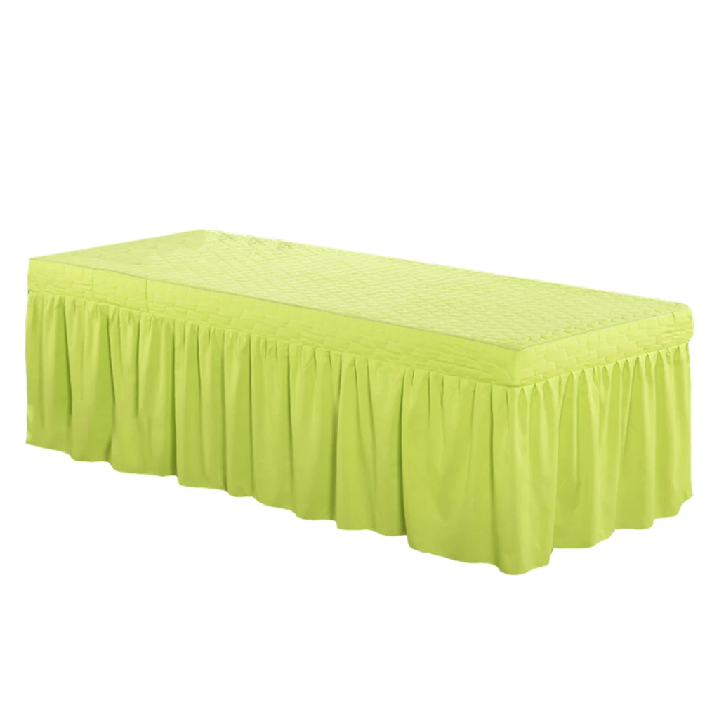 190x70cm Microfiber Cosmetic Mattress Valance Sheet Massage Table Skirt European Style for Cosmetic Beauty Salon Hotel Hospital