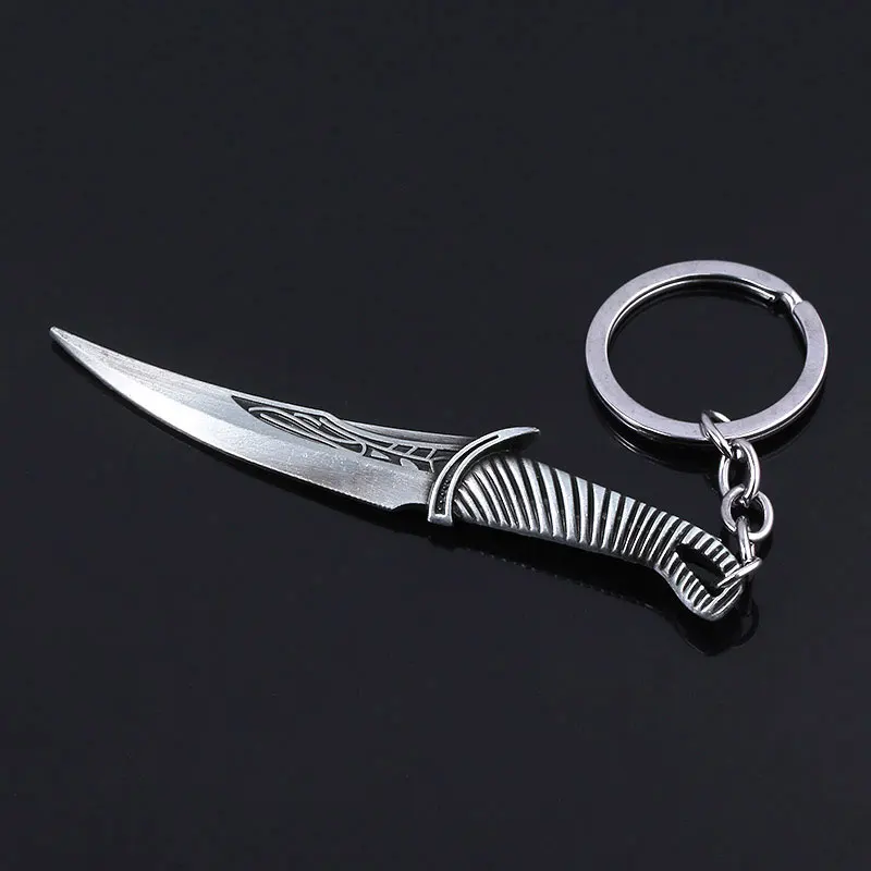 

Guardians of the Galaxy Drax's Knife Keychain The Avengers Weapon Model Key Chain for Men Car Keyring Jewelry