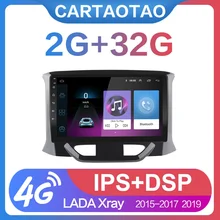 2G+ 32G " 2din Android 8,1 GO автомобильный DVD плеер для LADA X-Ray автомобиль радио gps навигации WI-FI DPS плеер