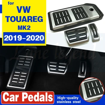 

Car Modified Accessory For VW TOUAREG 2019 2020 LHD Accelerator FootRest Pedal Plate Refit Decorate Stainless Steel Pad