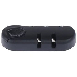 1pc 3 Digit Luggage Combination Padlock  8.3x3.2cm Black  Suitcase Travel Bag Code Locks bag accessories Easy to Use