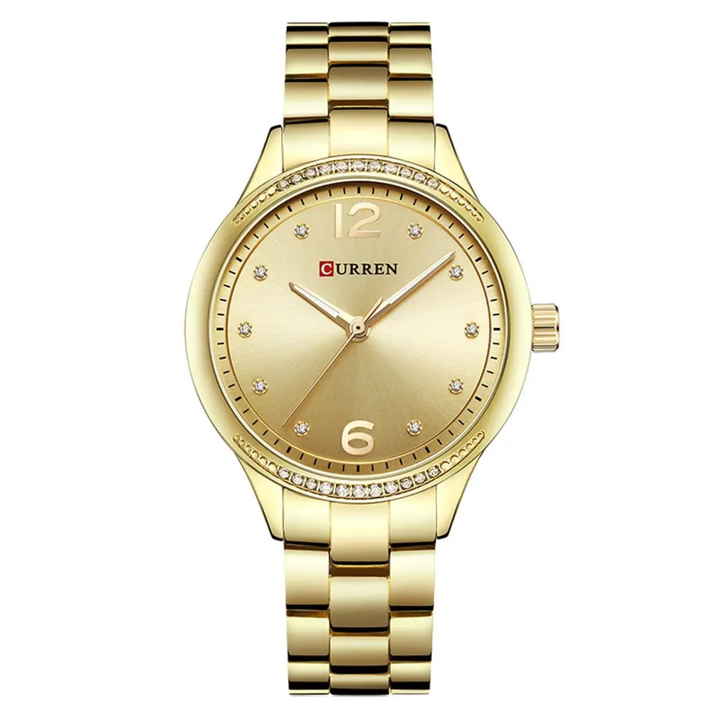 

Casual 9003 Fashion Elegant Women Watch Waterproof Quartz Movement Watch with Exquisite Rhinestone Decoration Gift