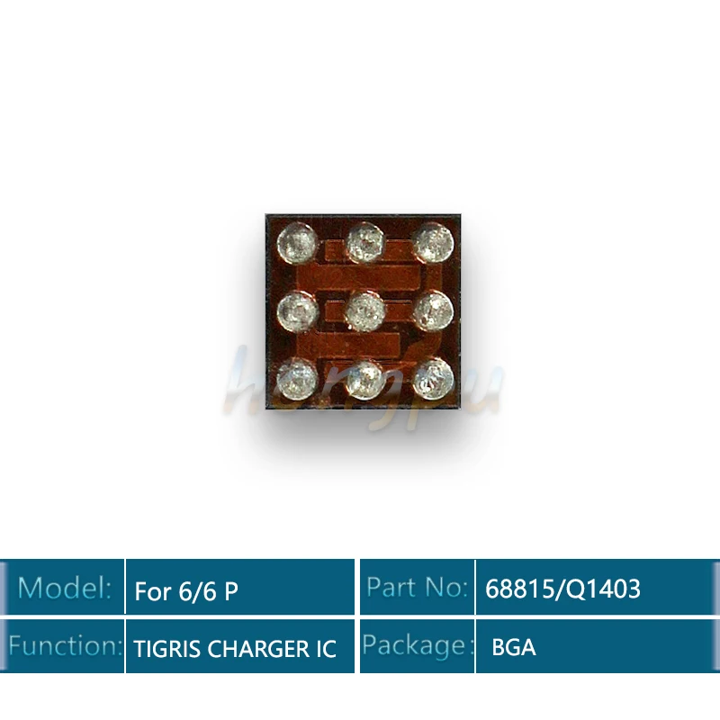 50 шт./лот usb-кабель для передачи данных и CSD68815W15 зарядки Зарядное устройство ИС регулятора мощности 68815 чип для iPhone 6/6Plus Q1403 9pin ic 68815 5S Q4