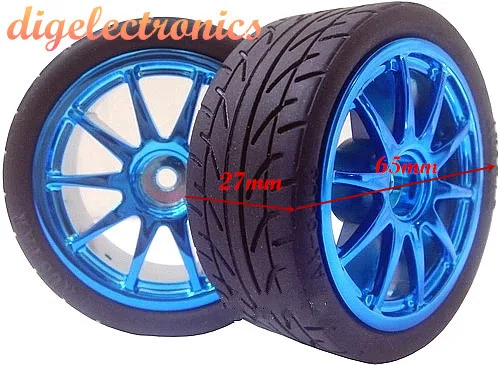 

Robot Rubber Wheel DC Drive Gear Motor Tire Tyre Hex Coupling Shaft Hub Hexagonal for DIY RC Smart Car Part for Arduino STM32